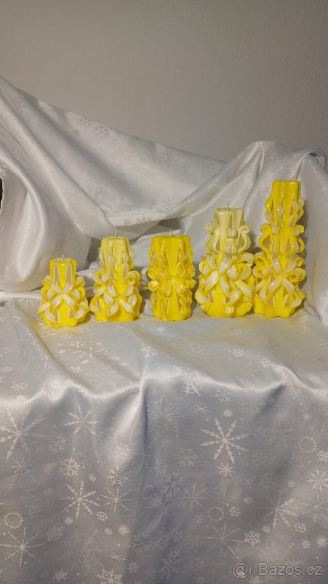 Vánoční Svíčky ruční práce - 15