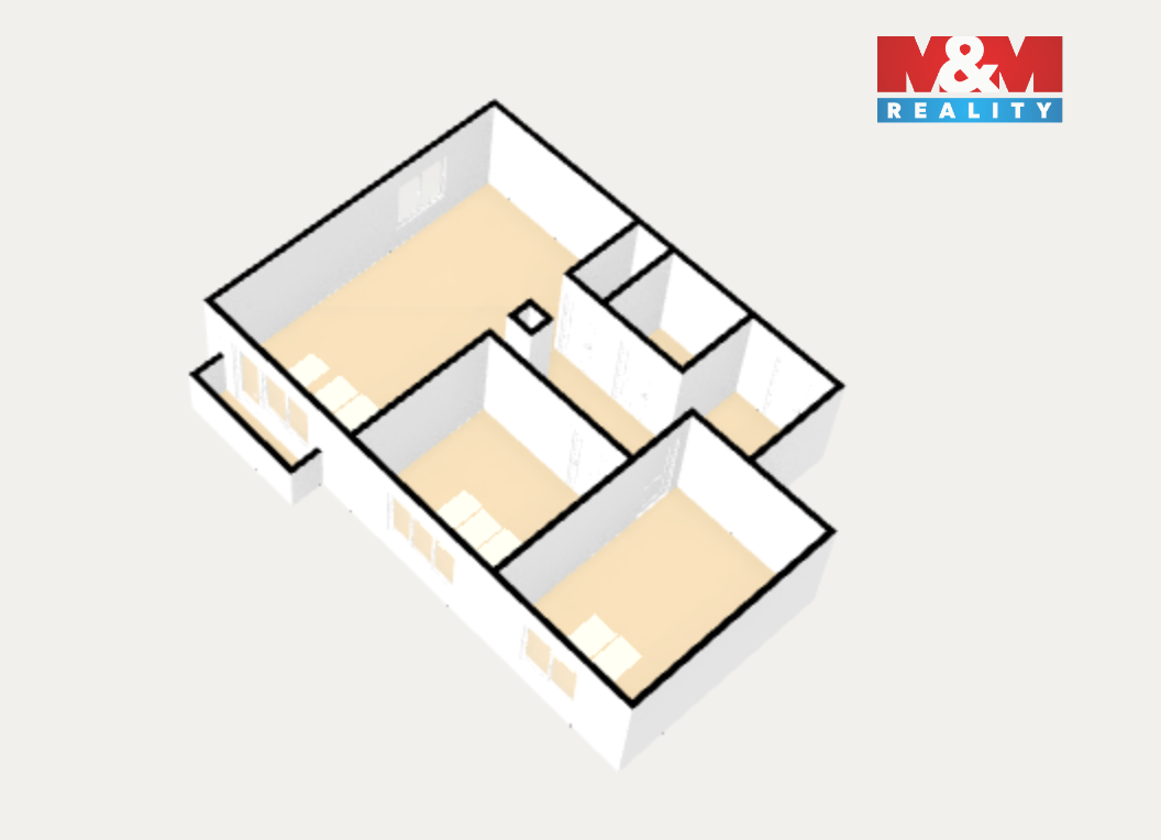 Prodej bytu 3+kk, 67 m², Orlová, ul. Školní - 15