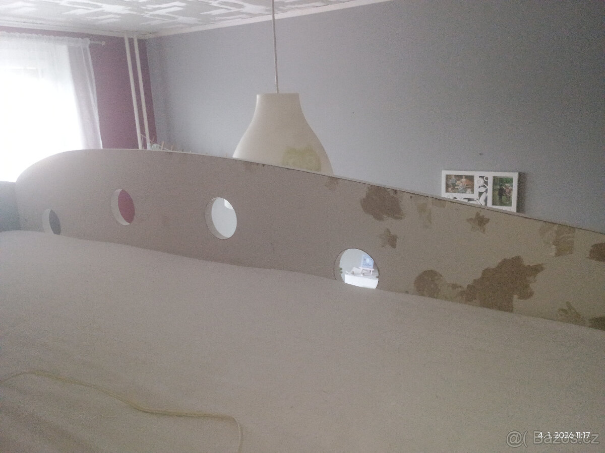 Patrová postel s psacím stolem a skříní - 15