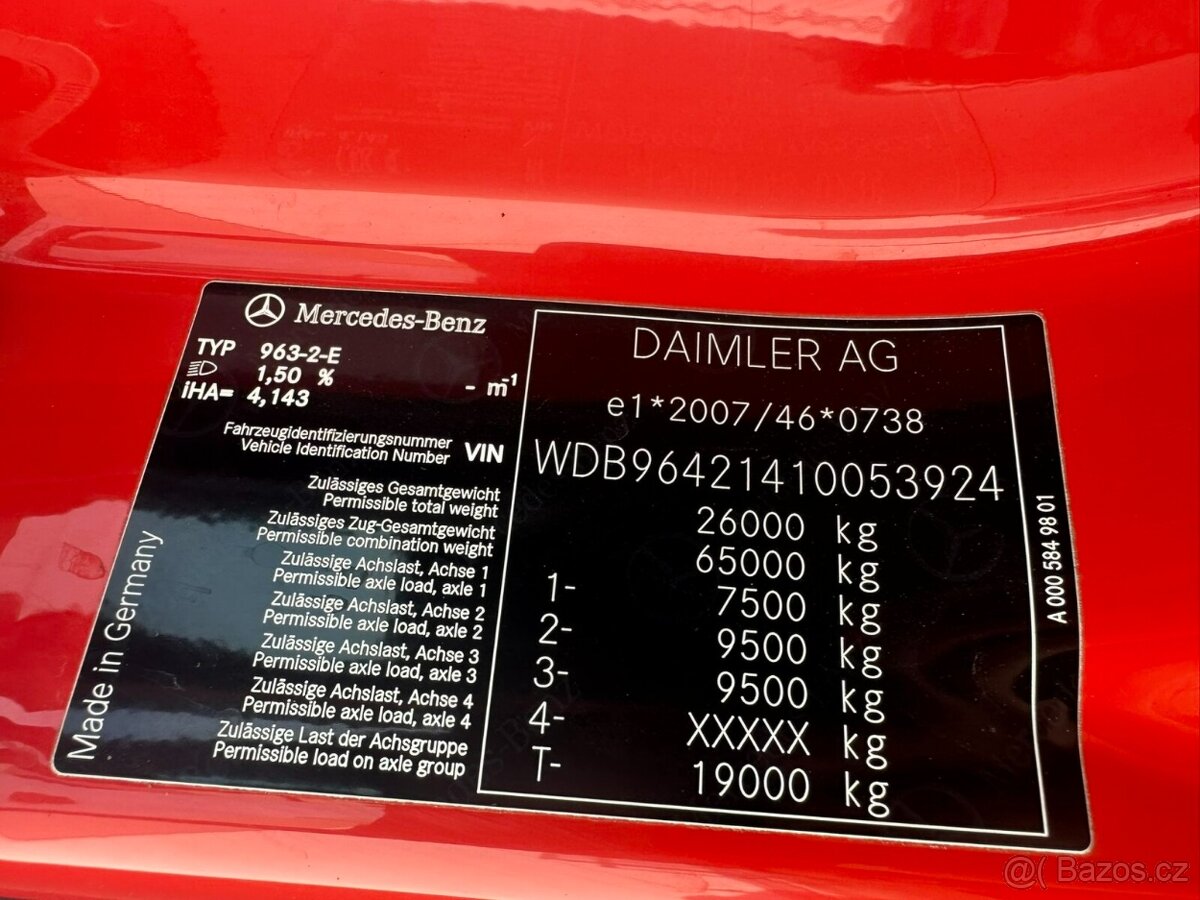 Mercedes-Benz Arocs 2645 6x4 / Boardmatik / S3 sklápěč - 15