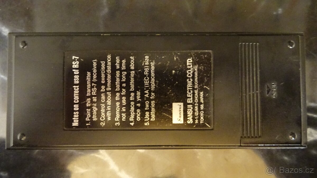 SANSUI RS-7T + systém SANSUI RS 7 (Infra dálkové + systém) - 15