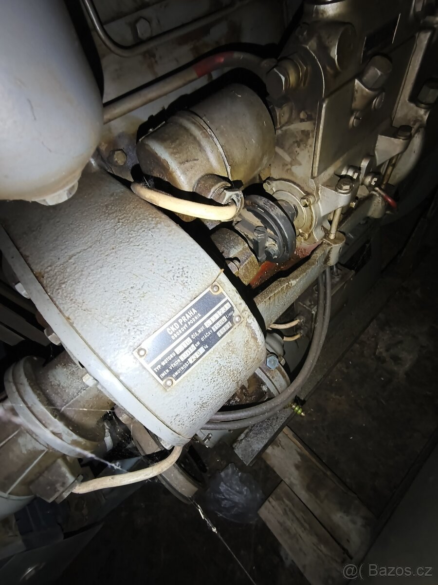 ČKD - MEZ FRENŠTÁT 50 KVA generátor elektro - 15