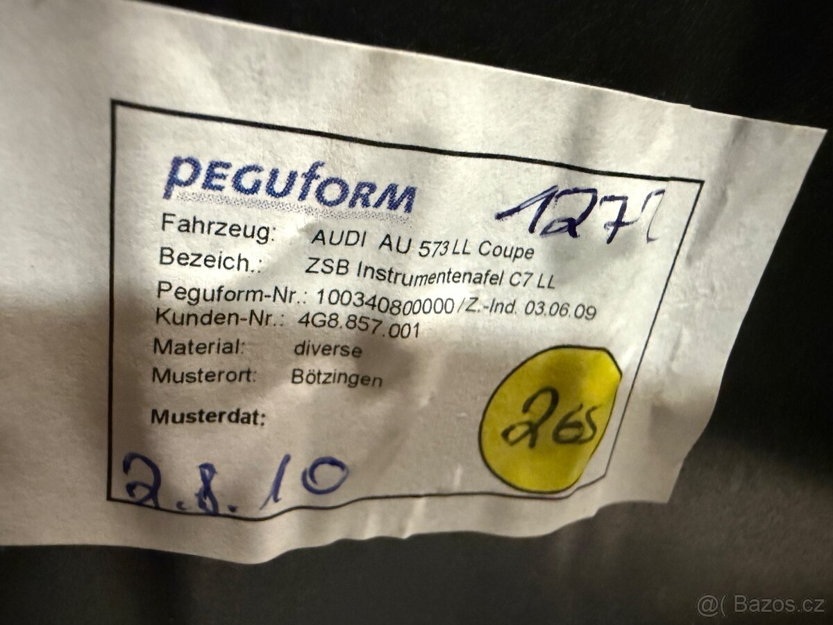 Kompletni airbagova sada + palubni deska - Audi A7 - 15