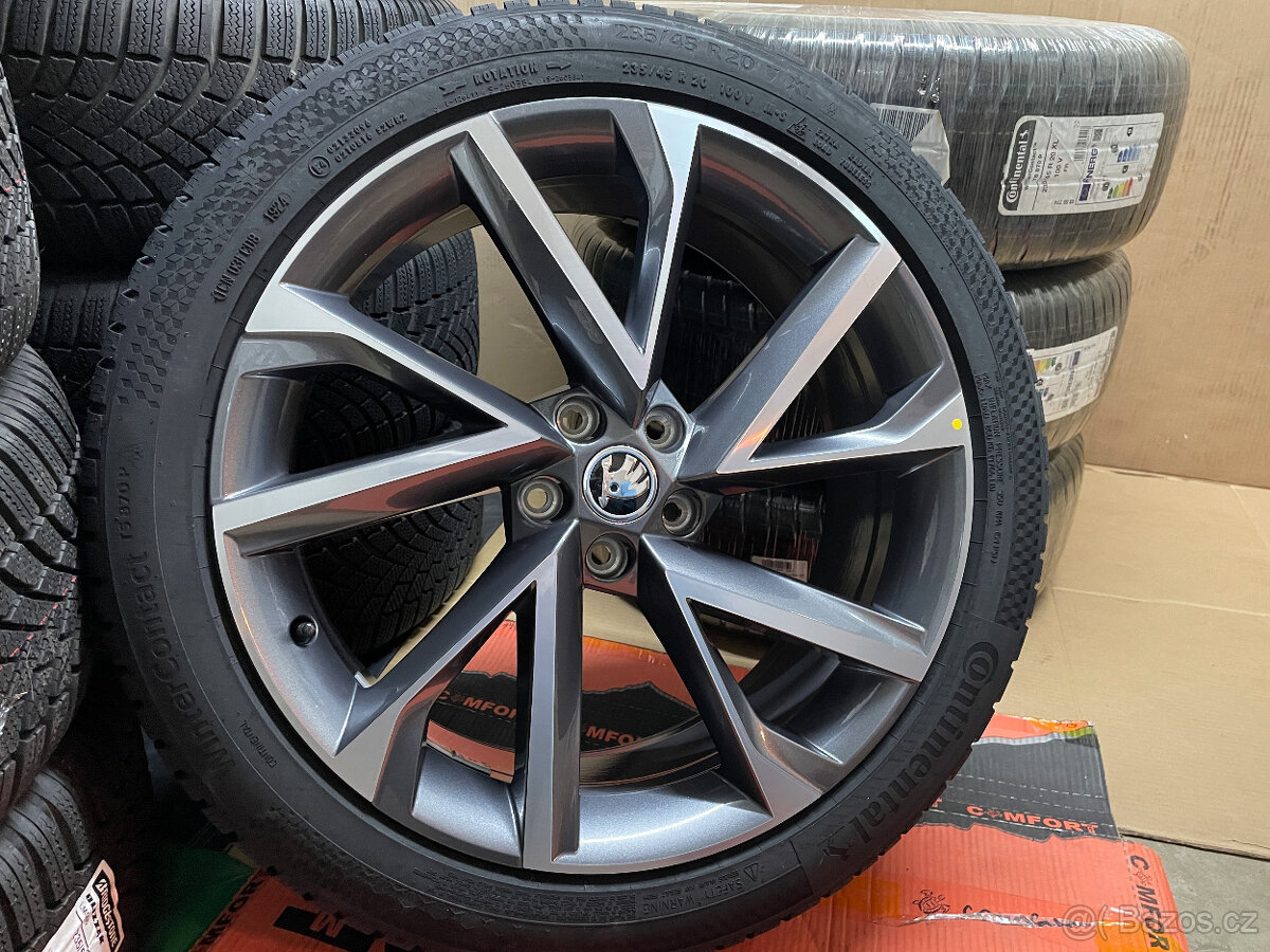 NOVÁ ALU R20 ŠKODA KODIAQ TYP VEGA 235/45 R20 100V DOT1924 - 15