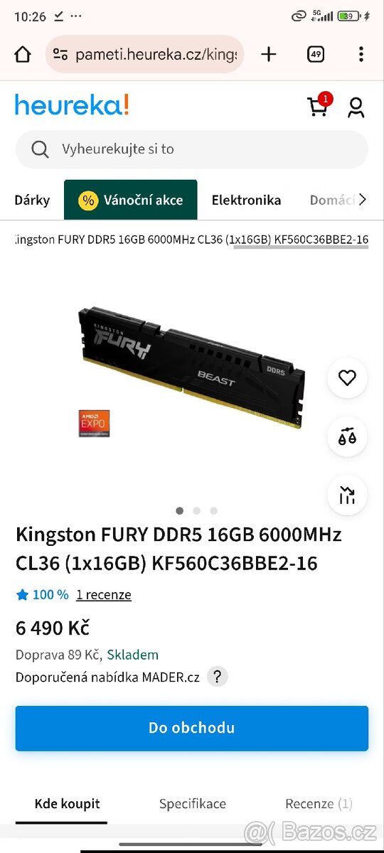 KOMPLET HERNI PC SESTAVA AM5 RYZEN 5 7500F RTX 5060 záruka - 15