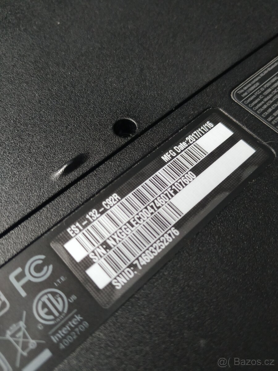 Acer Aspire ES1-132/N3350/2GB/32GB/W10 - 15