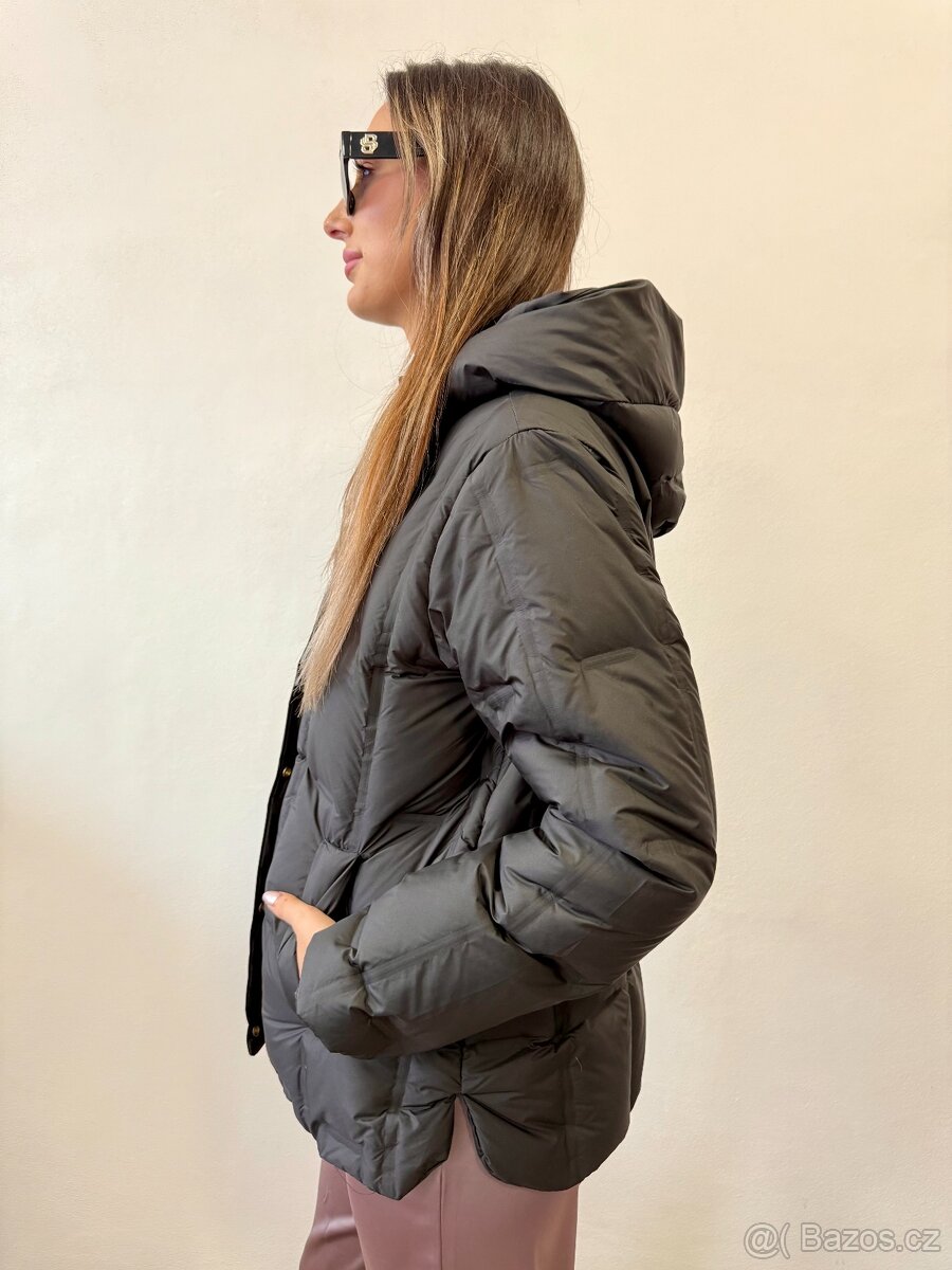 Lehká perová bunda s kapuci , nová - 15