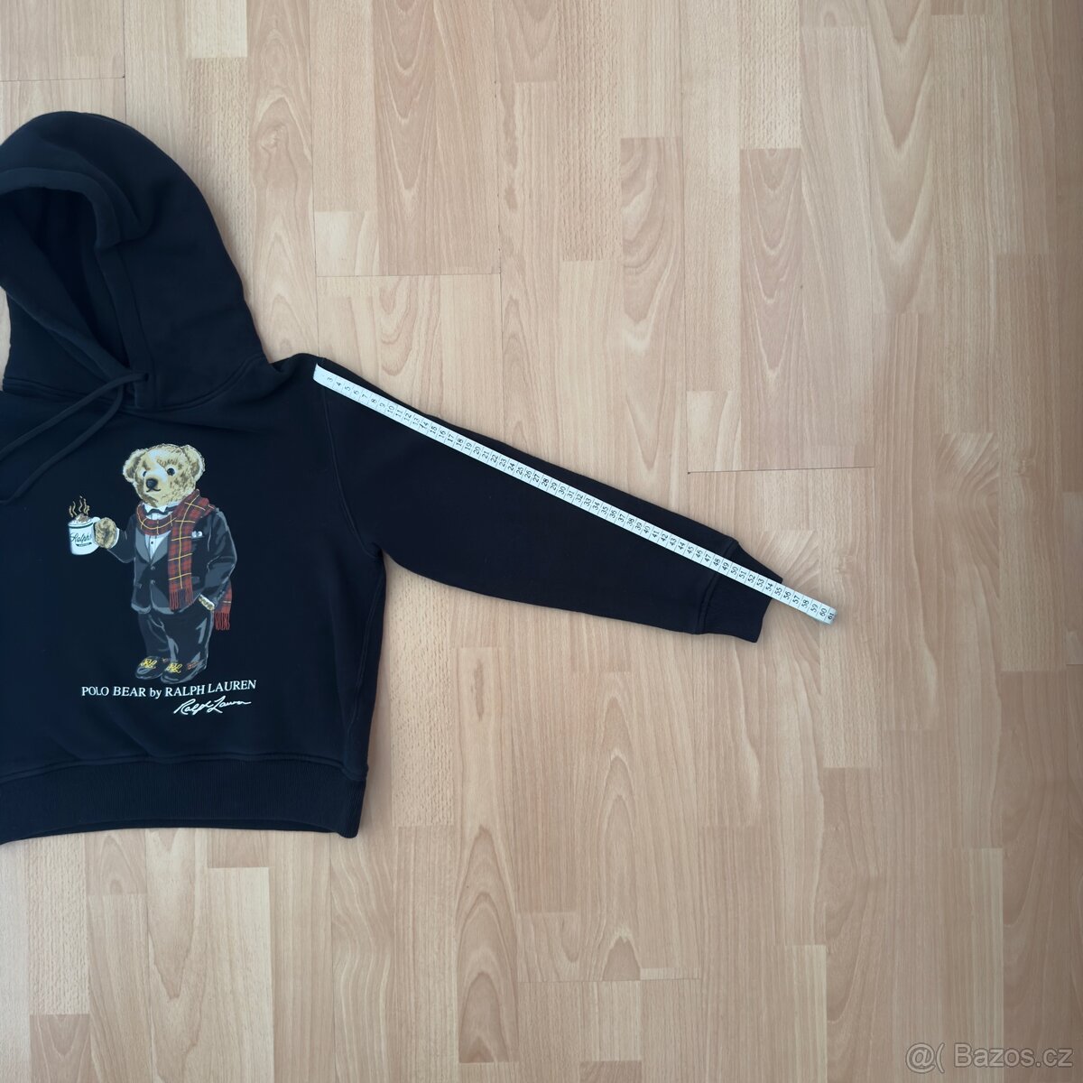 Ralph Lauren Polo černá mikina s motivem medvěd - 15