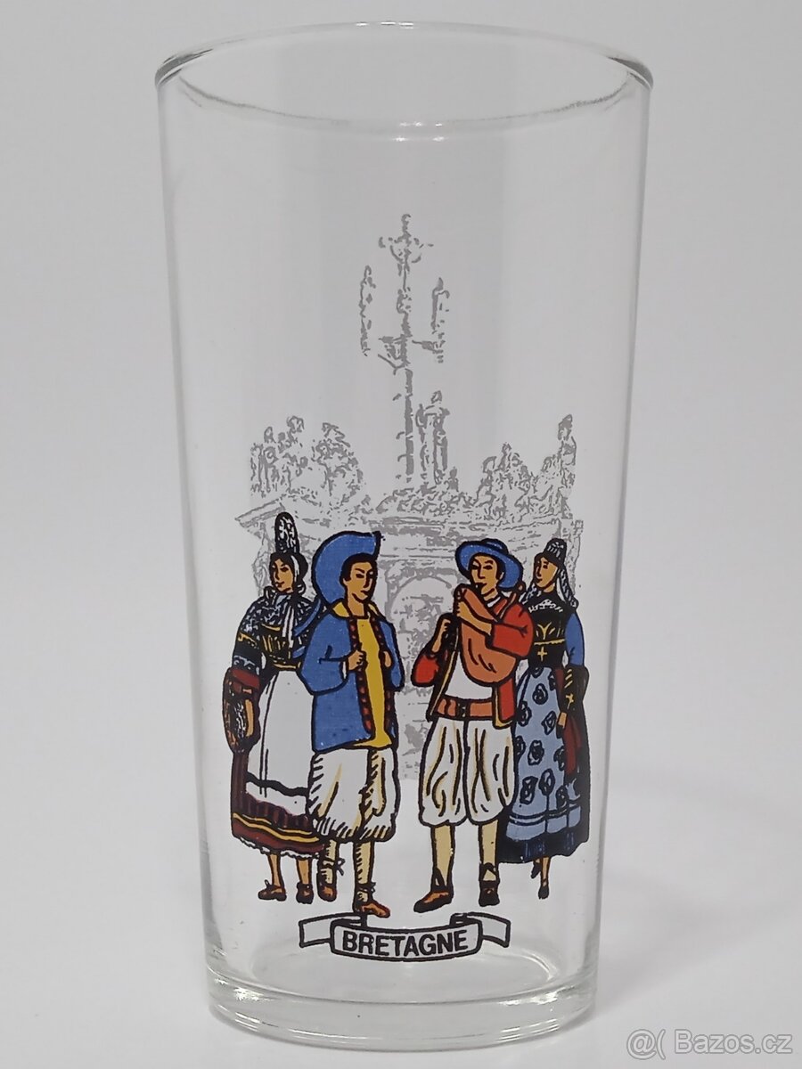 6x Sklenice od francouzské retro hořčice - 15