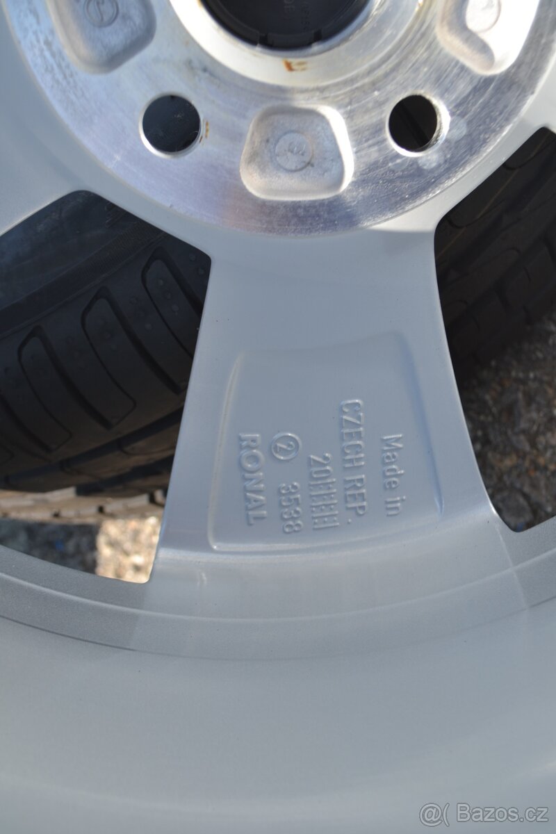 Š.Superb III, VW Passat B8- NOVÝ letní Alu komplet 215/55R17 - 15