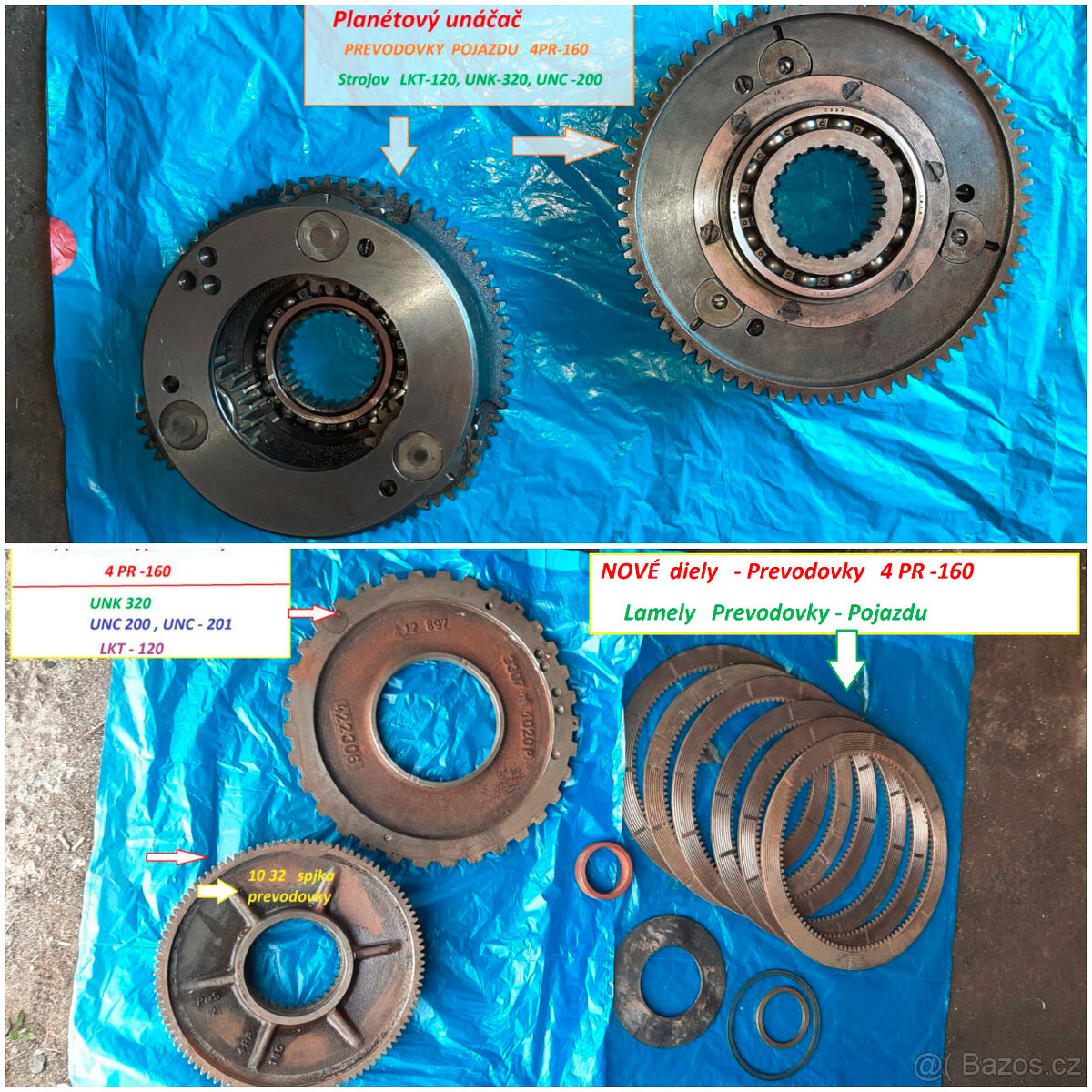 Dily pro stavební stroje ZŤS - výroby UN-053, UNK320,UNC200 - 15