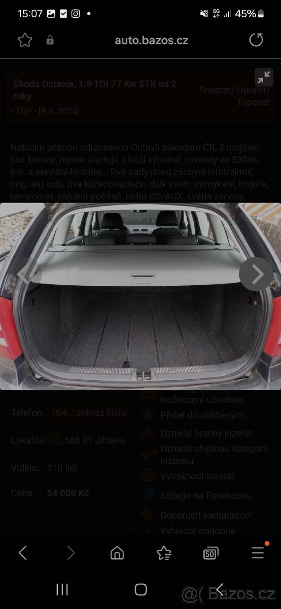 Prodám Škoda Octavia 2 - 15