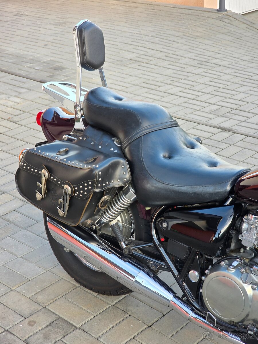 Kawasaki EN 500, padací rám, brašny, plexi, opěrka - 15