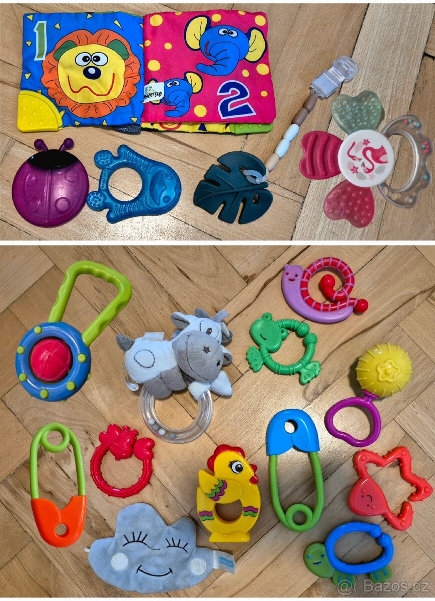 Chrastítko Fisher-Price, měkké kostky, knížka do vody - 15