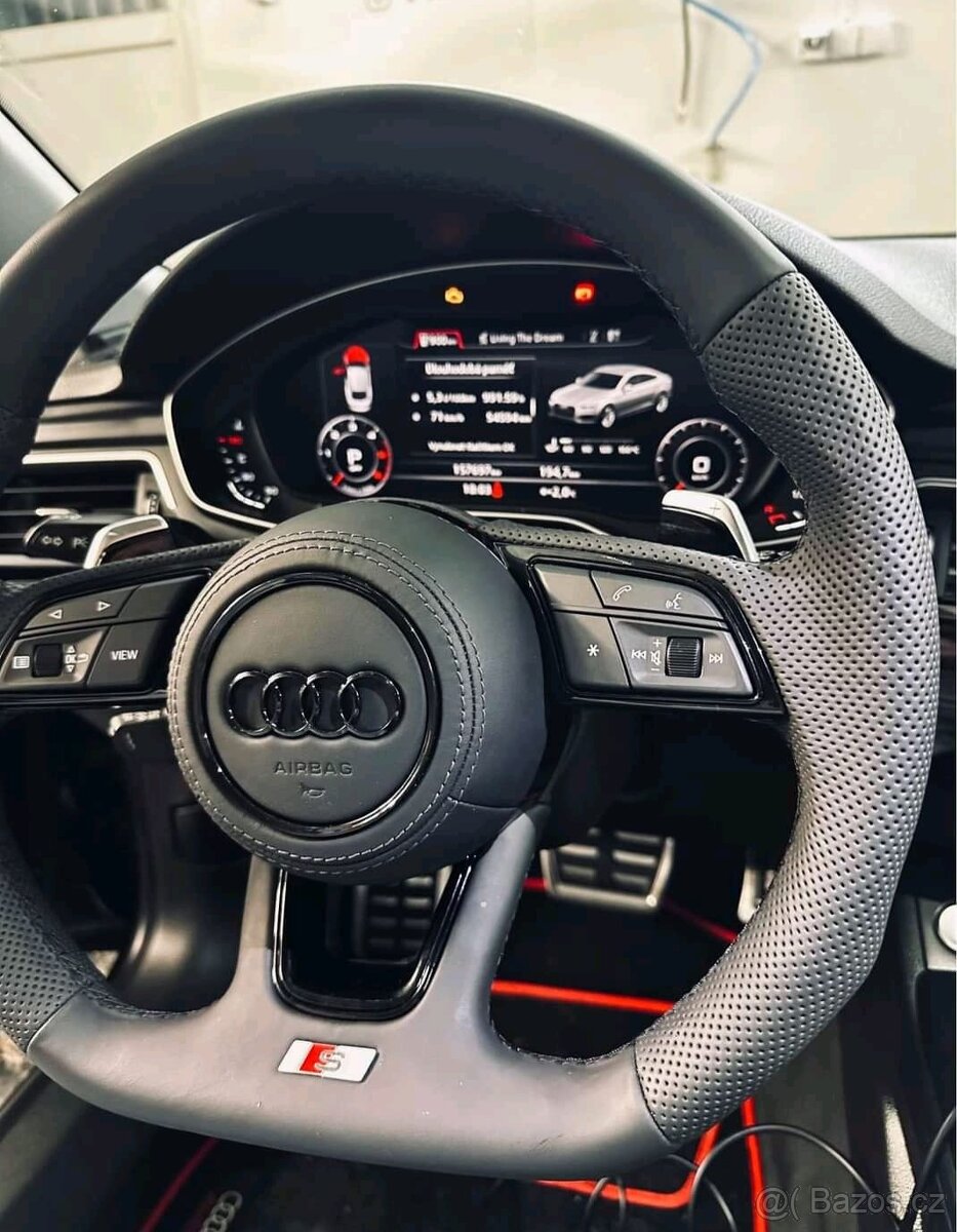 AUDI ŠPORTOVÝ VOLANT CELO-PERFOROVANÝ - 15