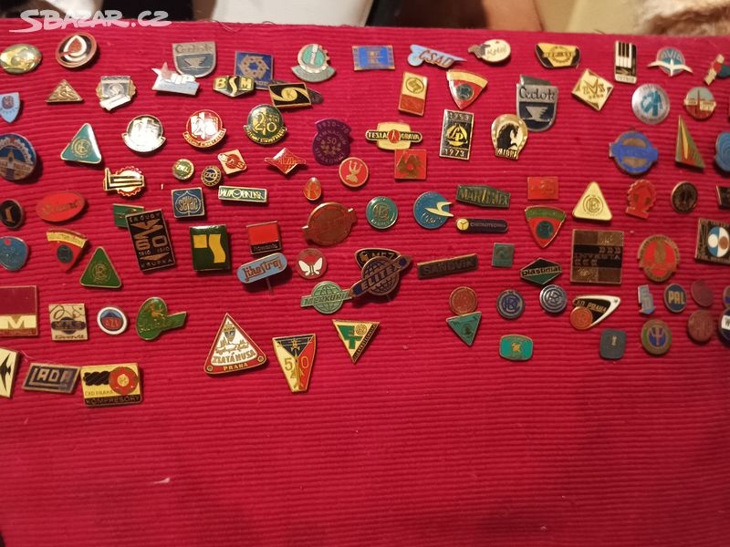 Odznaky - různé druhy, starší znaky firem - 15