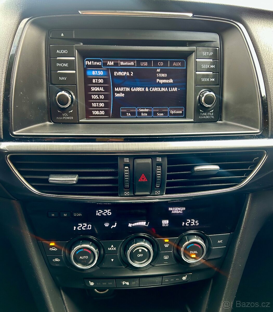 MAZDA 6 2.0i 121kW BENZÍN AUTOMAT-NAVI-TAŽNÉ-VYHŘEV-PDC - 15