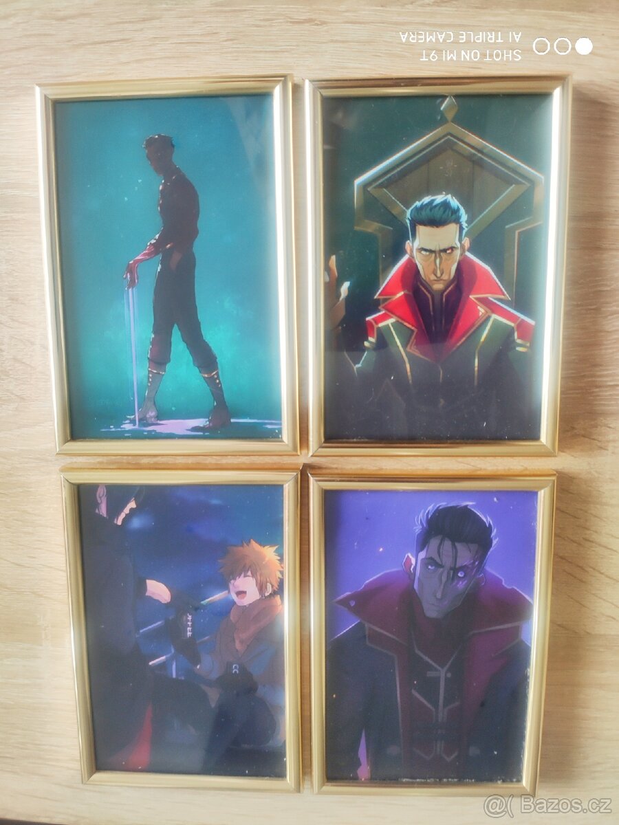 Sbírka Anime 42 ks obrázků v rámečku - 15