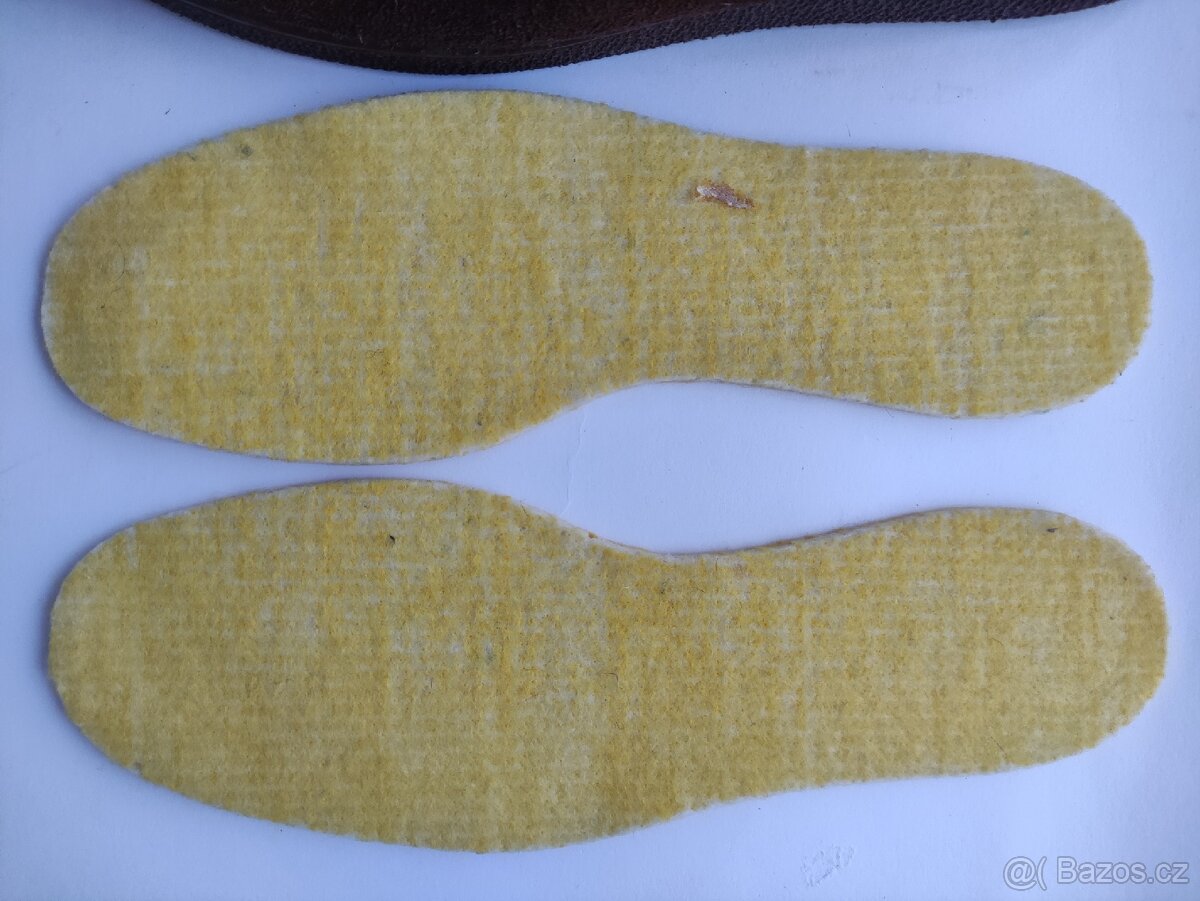 Retro semišové tenisky Snaha, vintage kožené boty, 43-44 - 15