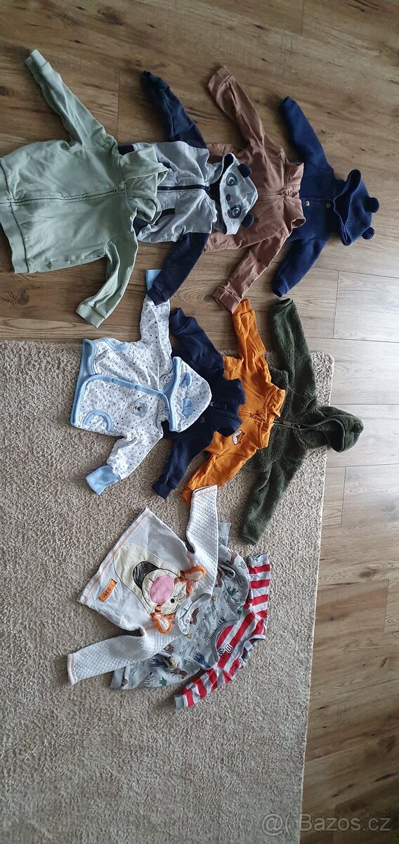 Dětské teplé oblečení- velikost 62-80 - 15