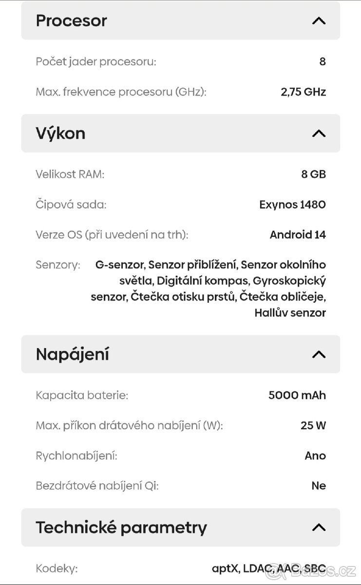 Samsung Galaxy A55 5G - 8/256GB - 15