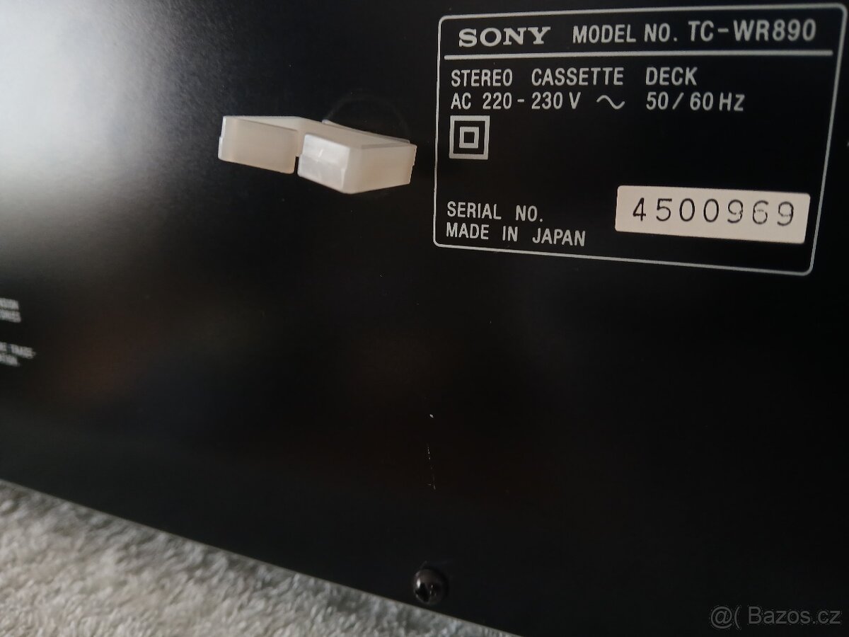 SONY TC-WR890 - TOP STAV // SERVIS// - 15