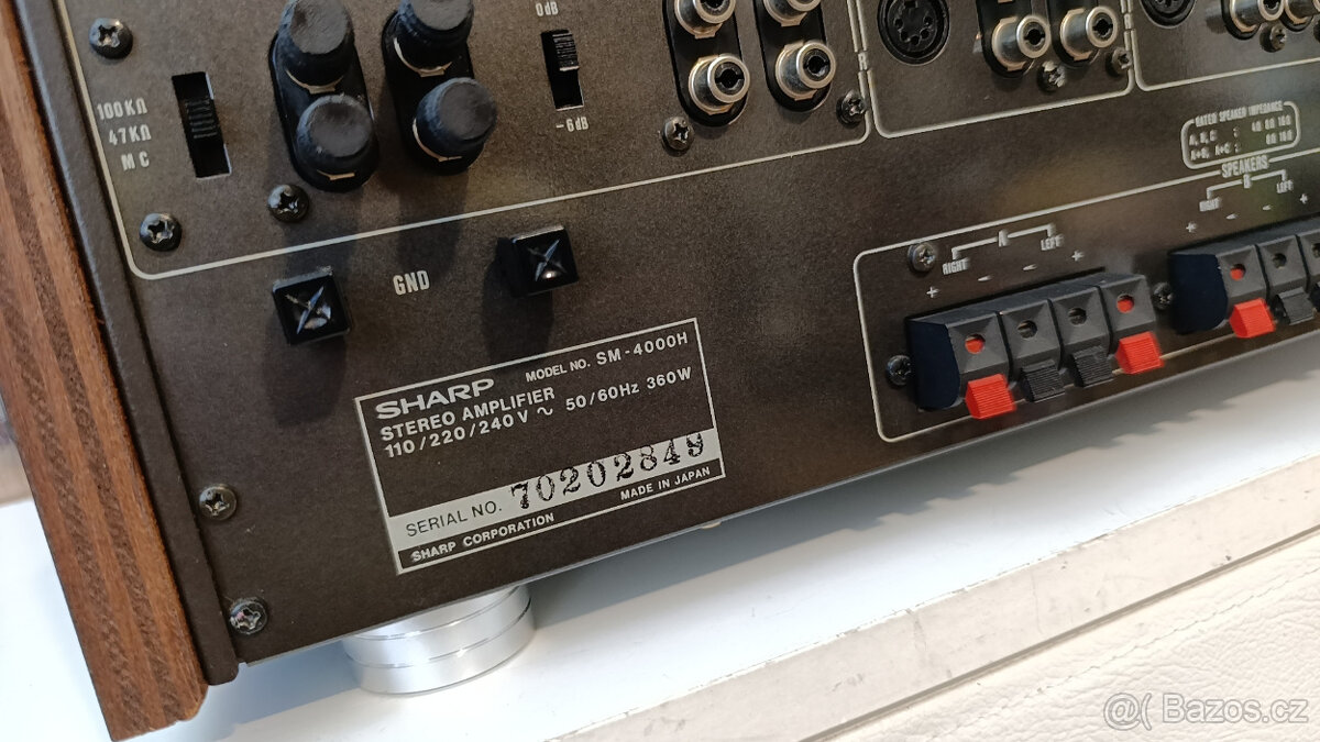 SHARP Optonica SM-4000 Stereo Amplifier / Old School - 15