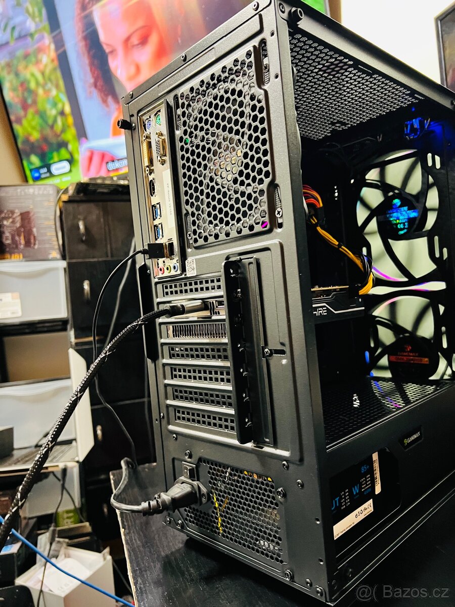 Herní pc Ryzen 5, 16GB DDR4, 2TB SSD+HDD, RX 570, Win 11 - 15