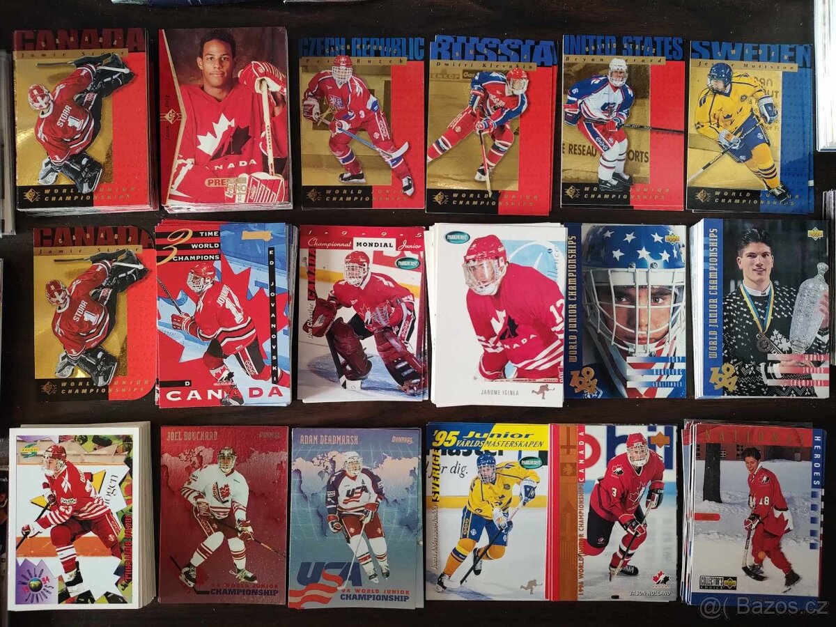 Predám hokejové kartičky repre. (Wien96, Globe95, Semic95..) - 15