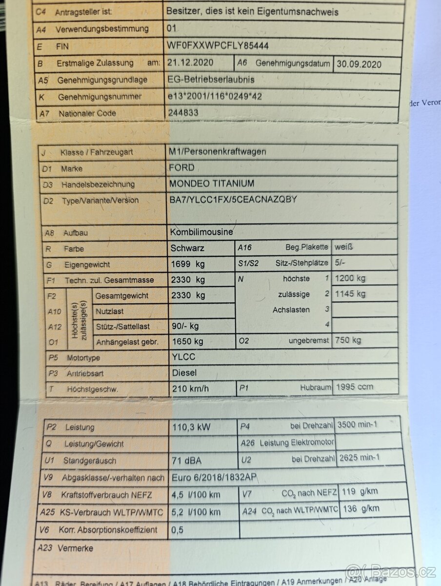 Ford Mondeo Ecoblue 2020 Titanium combi - 15