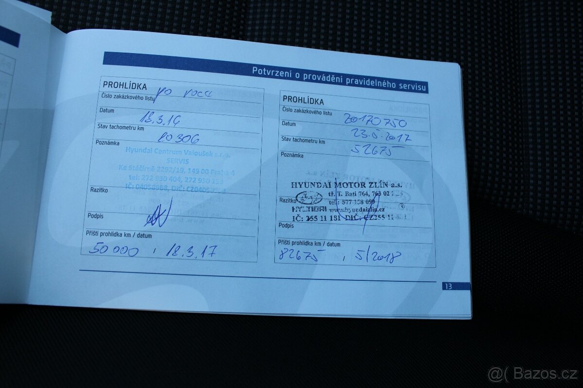 Hyundai i30, 1,4i 73KW, 1.maj.,ČR,serviska, r.v. 2015 - 15