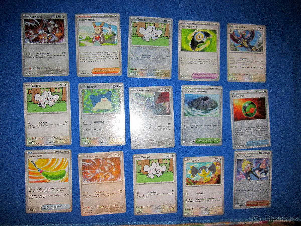 Staré žolíkové karty 1960 a M.Monroe a Pokémon karty - 15