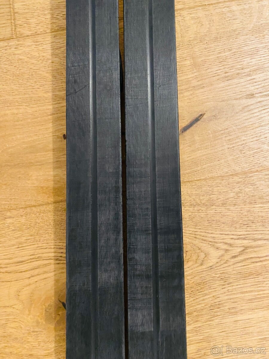 Set - juniorské běžecké lyže+ boty+hůlky, 2x, vše v jednom - 15