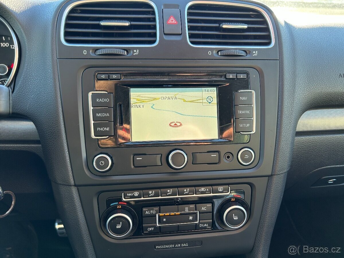 VW GOLF VI 1.4TSI 90KW 134TKM STYLE NAVI WEBASTO - 15