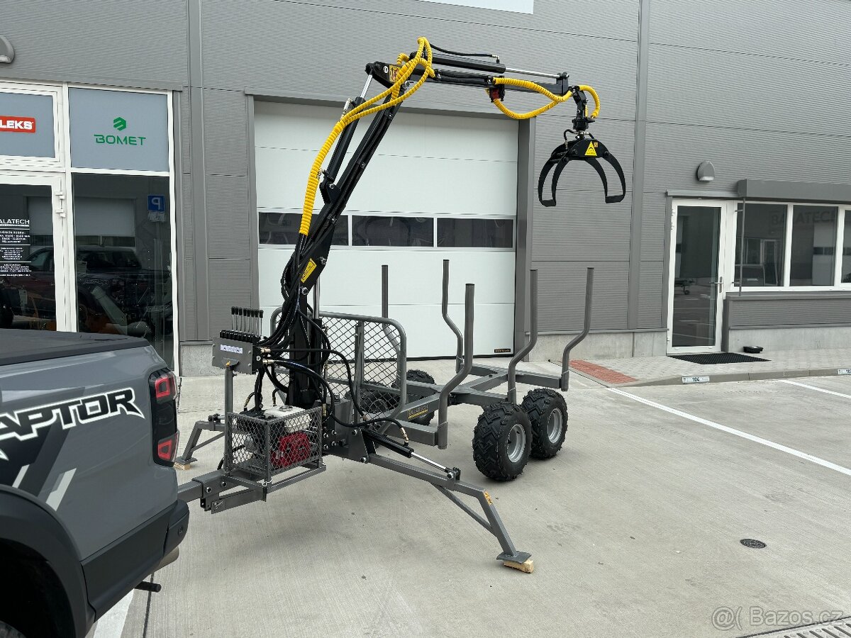 Vývozka - přívěs na dřevo JANSEN HRW-30 3T - 15