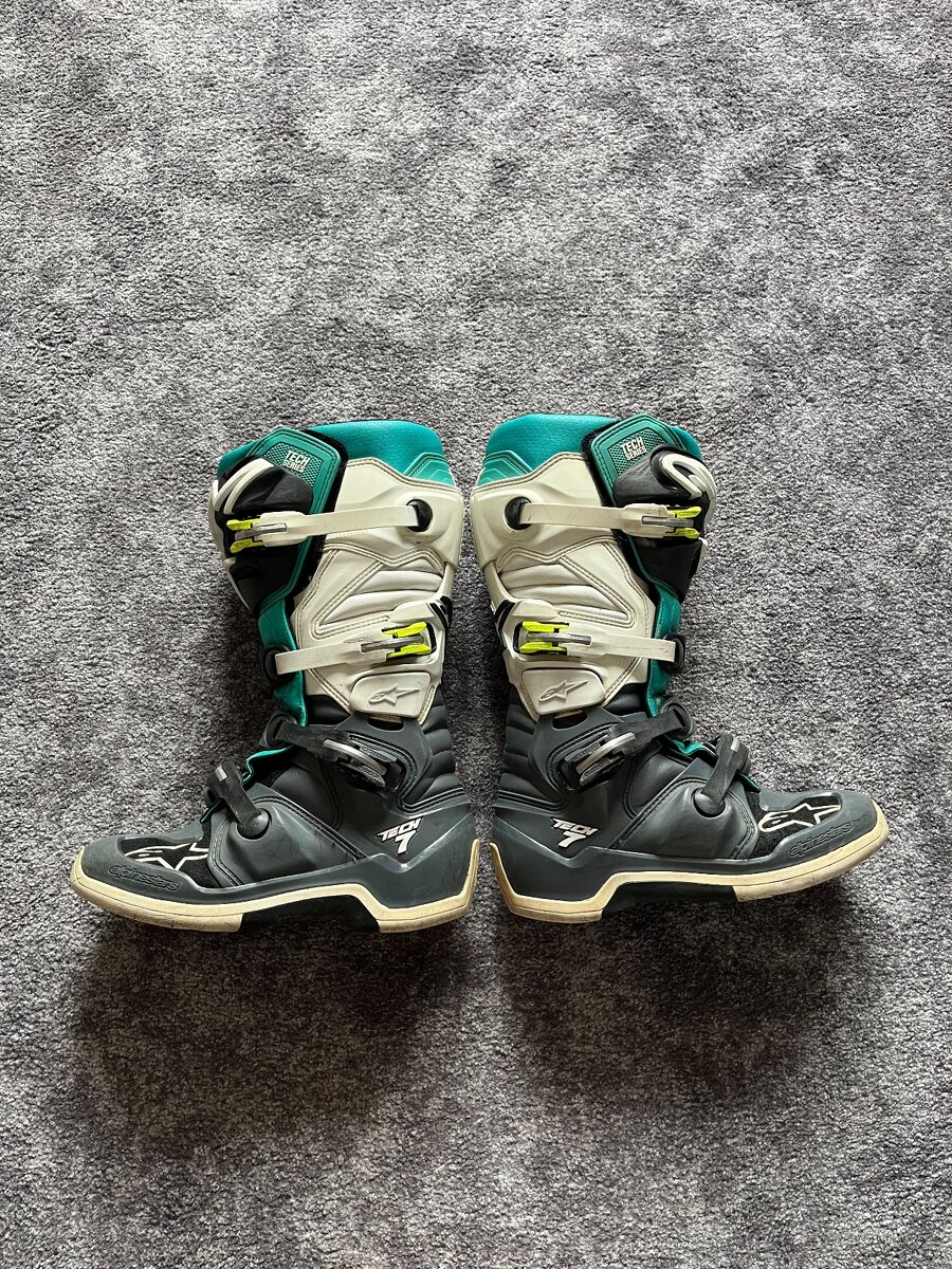 4x MX enduro boty Sidi Crosfire a Gaerne SG 12 - 15