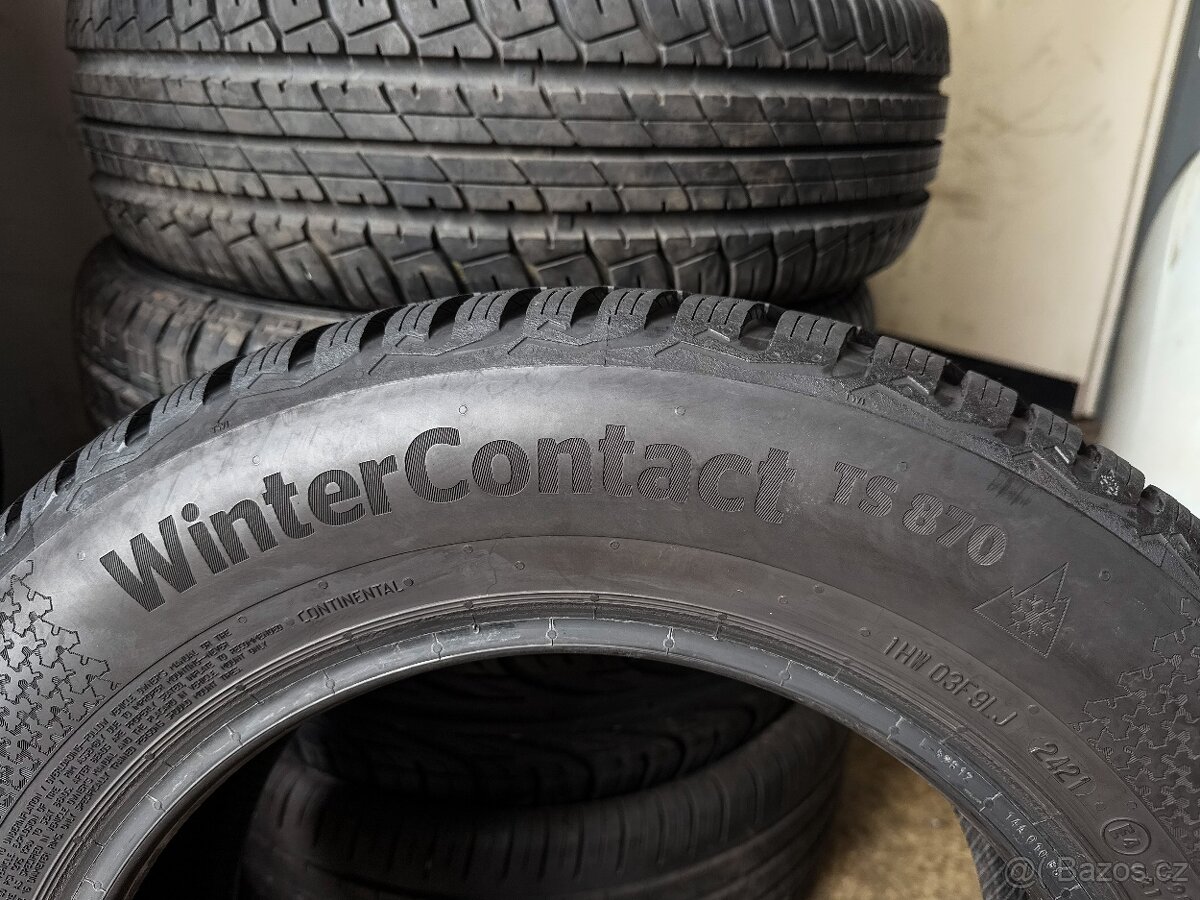Nové zimní pneu 195/65/15 Nokian WR D4 + Continental TS870 - 15