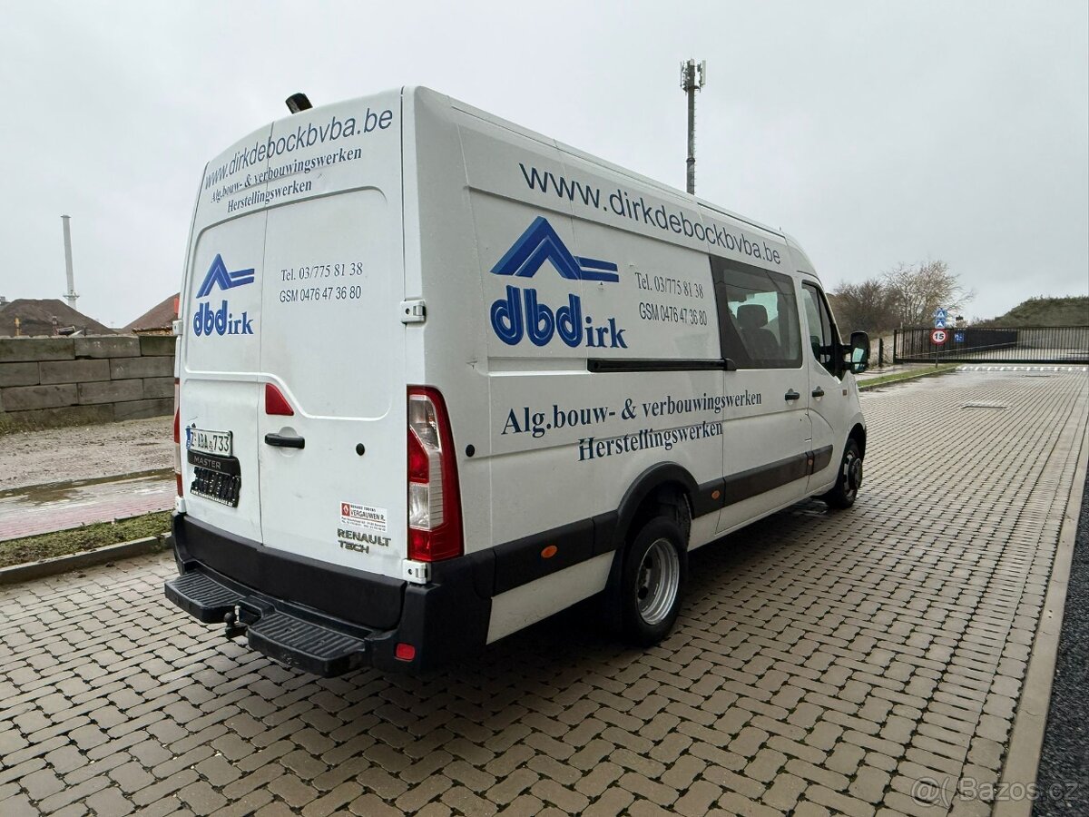 RENAULT MASTER 2,3 dci 6 místný - 6 míst -2016 1 majitel - 15