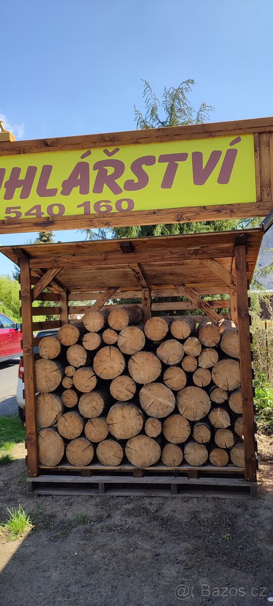 Dřevník nový na cca 4m3 naštípaného dřeva - 15