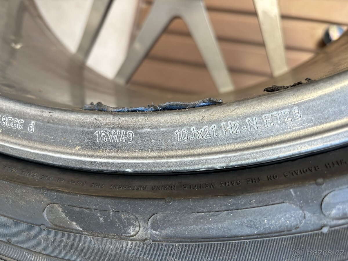 Alu Kola r21 Mercedes GLC63s AMG celoroční pneumatiky - 15