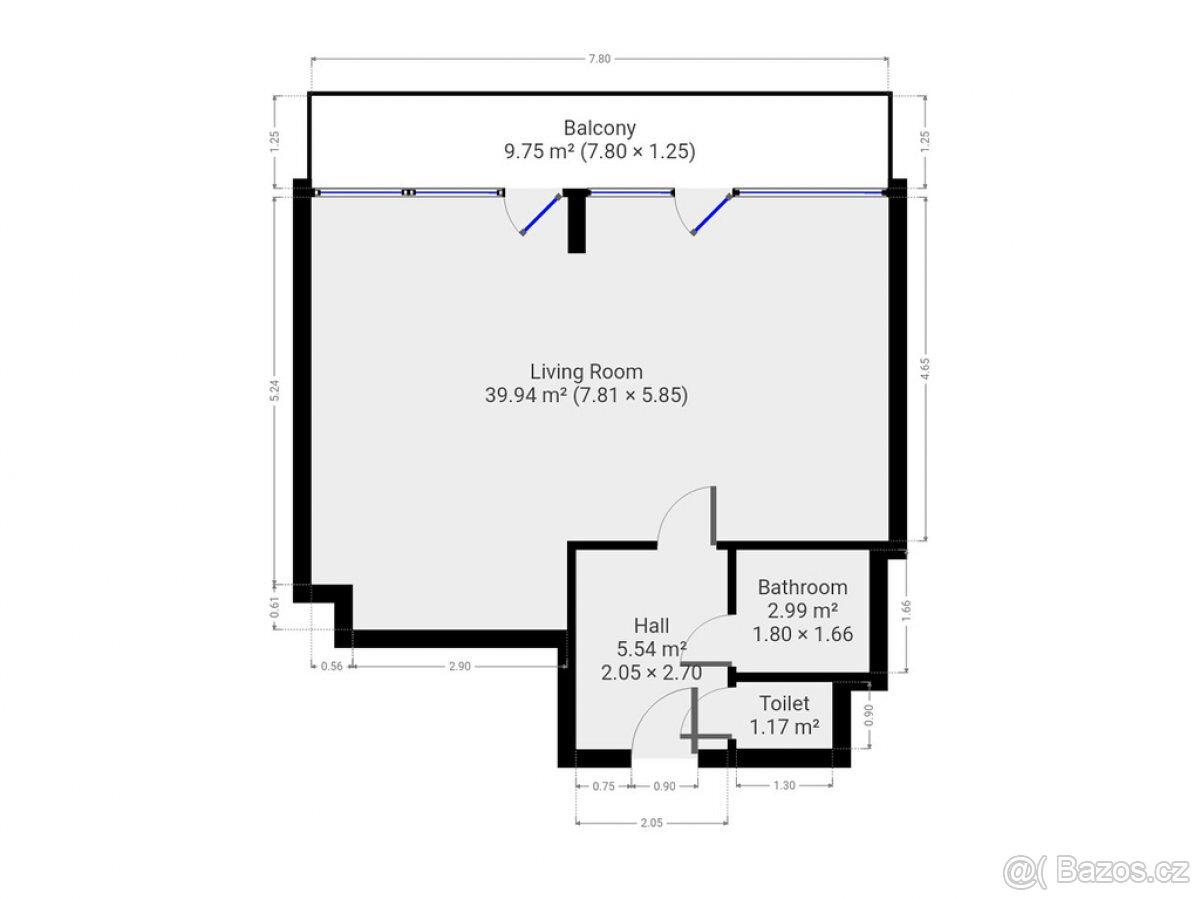Pronájem bytu 1+kk, Poupětova, Holešovice, 21500 Kč/měs, 50 - 15