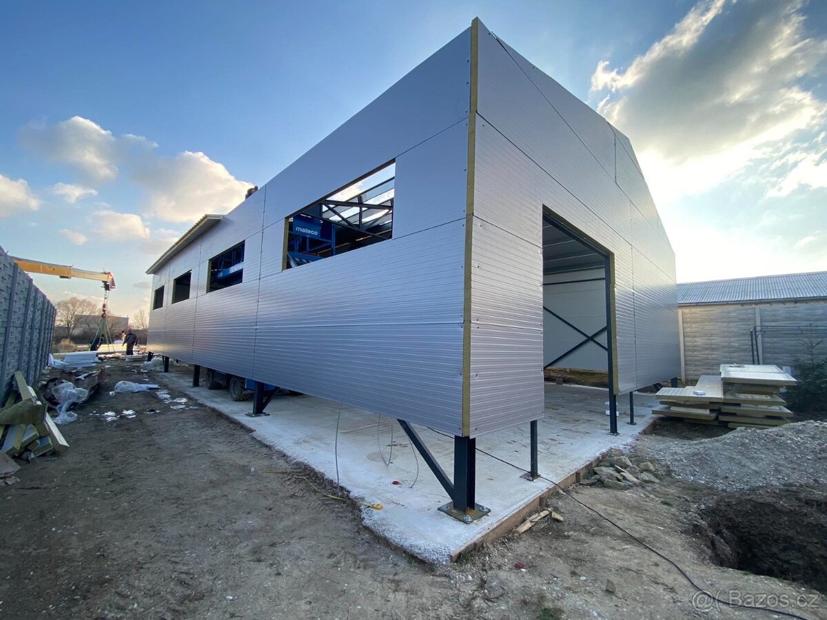 Konstrukce haly 15x30x6m - 15