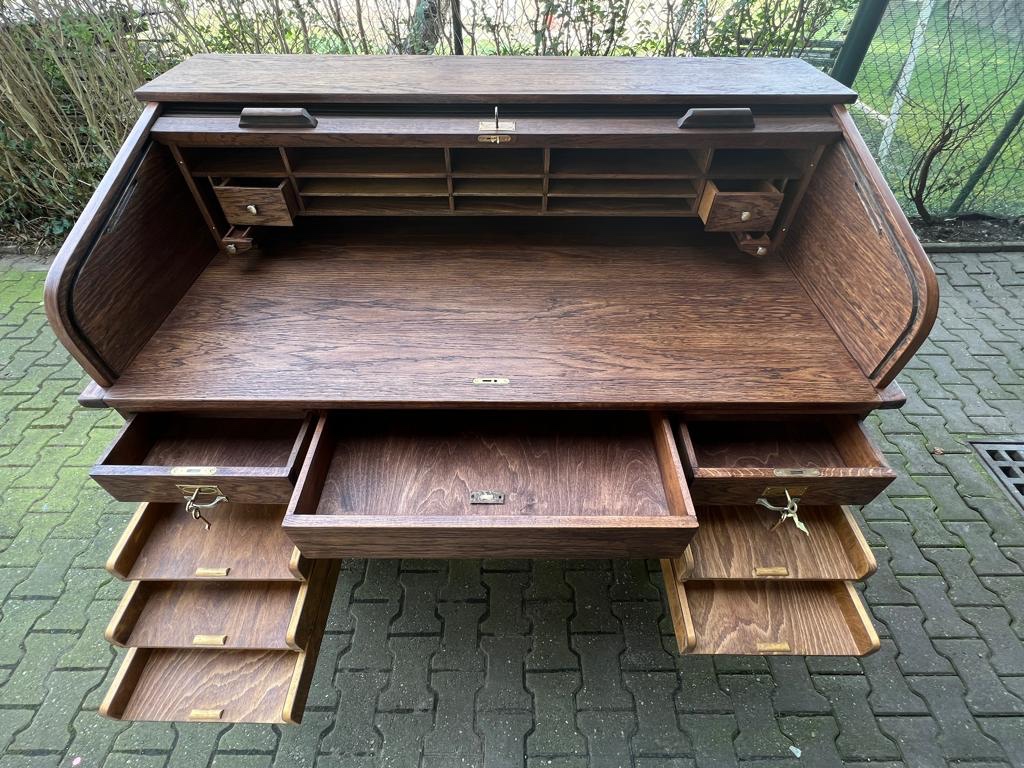 Americký starožitný psací stůl - 15