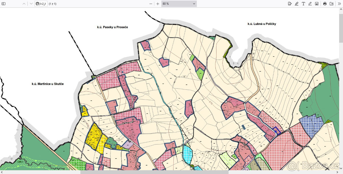 Prodej pozemku 5776 m2 v Borové u Poličky, okr. Svitavy - 15