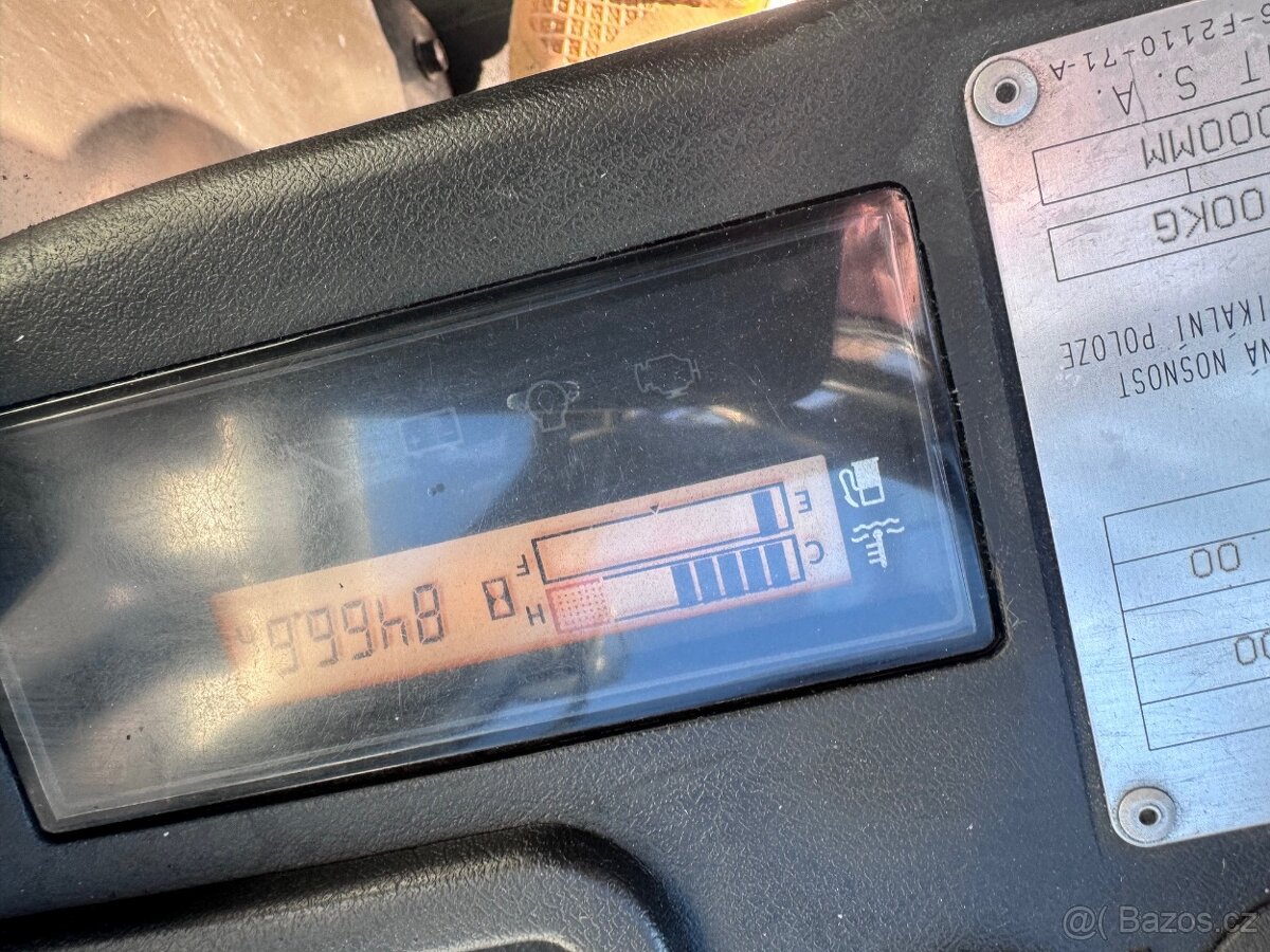 Vysokozdvižný vozík VZV Toyota 3,5t kabina LPG 4,5m - 15