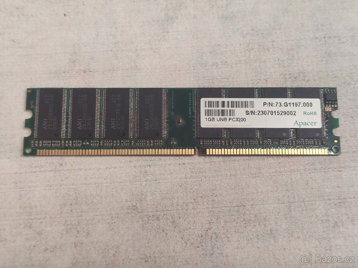 Velká sada RAM pamětí (DDR3, DDR2, DDR1) - 15