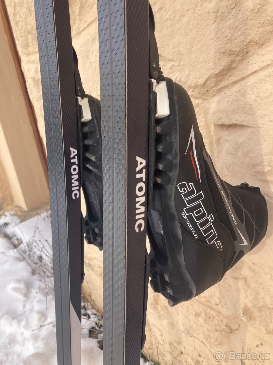 Bězkařský set lyže 200 hůlky 145 boty 41 - 15