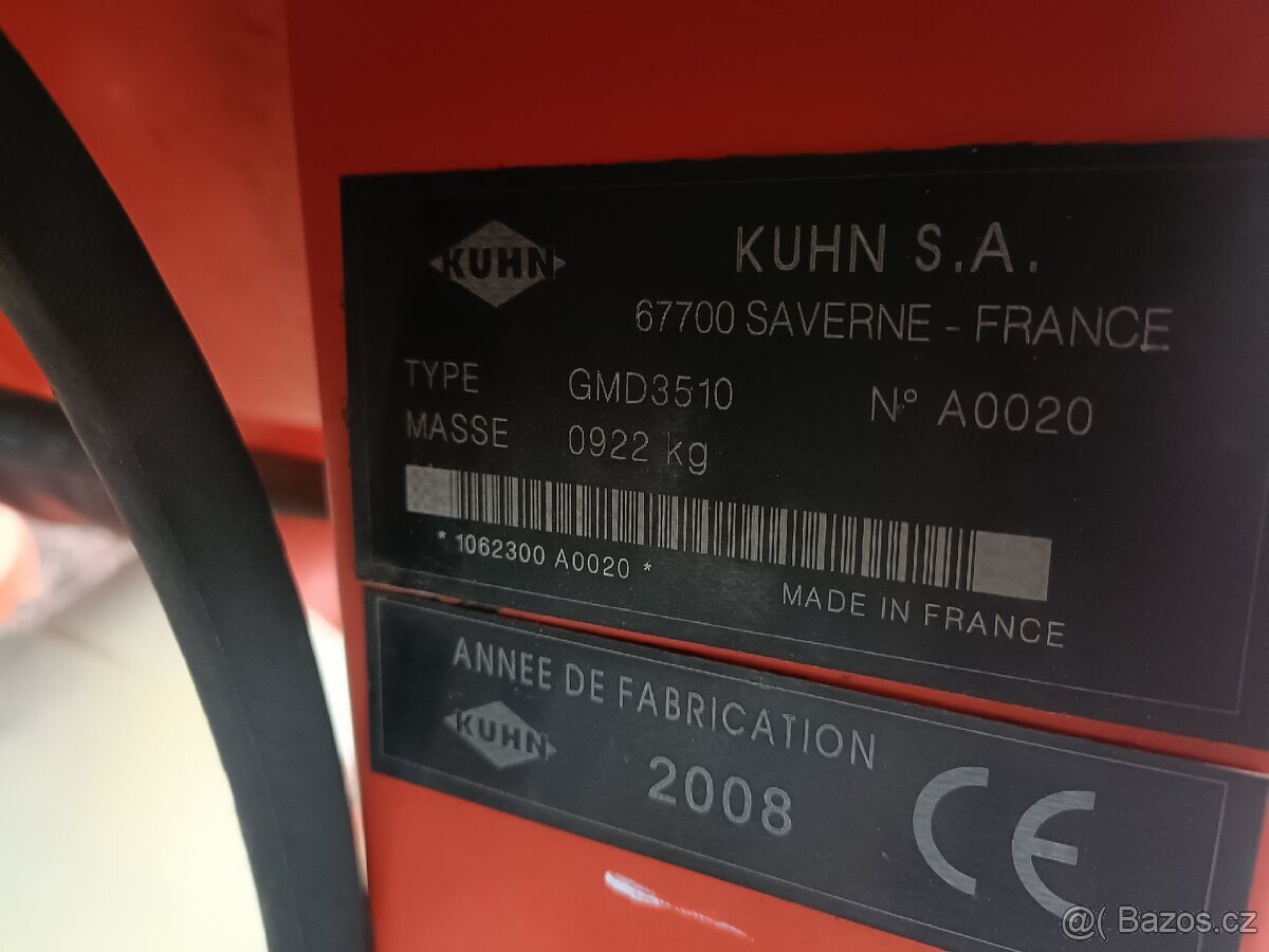 2008 3,5m Disková sekačka KUHN GMD3510 - 15