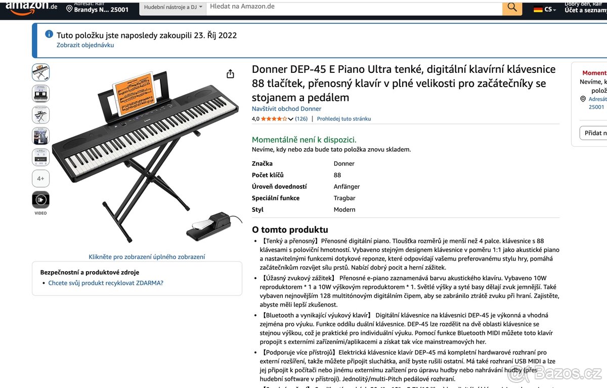 Donner DEP-45 E Piano Ultra tenké - 15