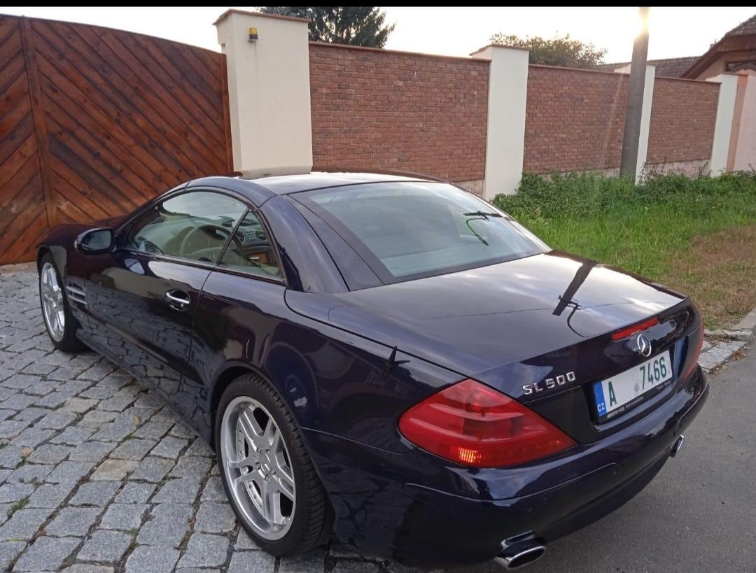 Mercedes SL 500 cabrio, coupe, r230, model 03, 1A stav, naje - 15